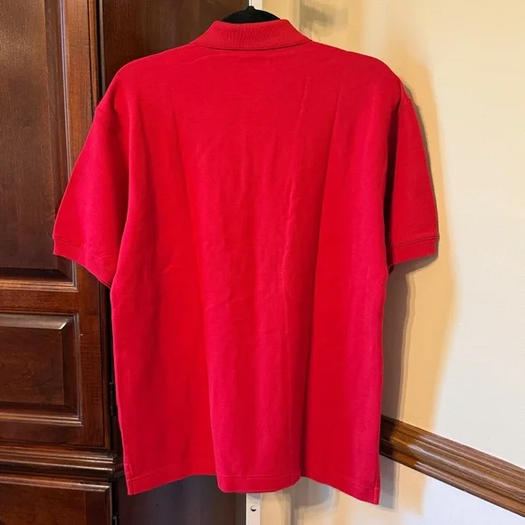 NWT Patagonia Men's Polo Shirt Organic Cotton Sz Small Sunburst Red VINTAGE